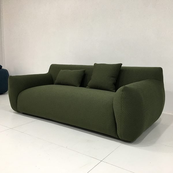 Blue fat cloth sofa