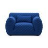 Blue fat cloth sofa