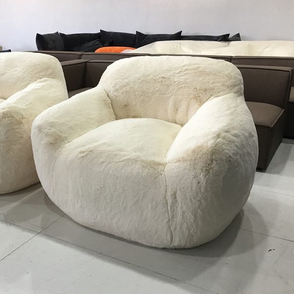 Fashion Modern Plush Single Sofa