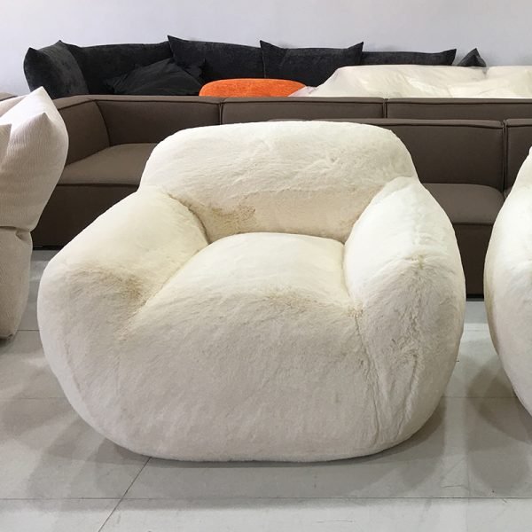 Fashion Modern Plush Single Sofa