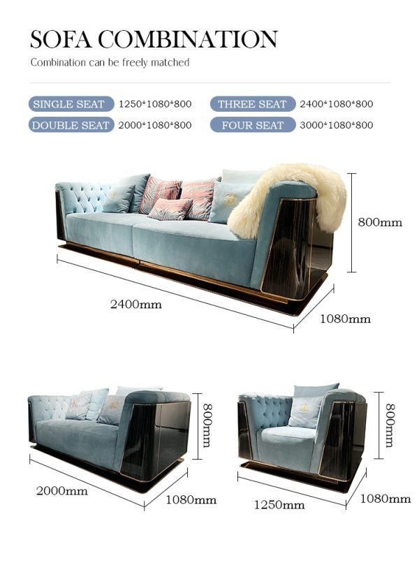 Italian couch sofa