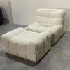 fabric velvet compressed sofa chair