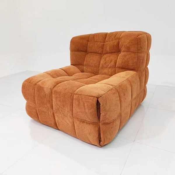 fabric velvet compressed sofa chair