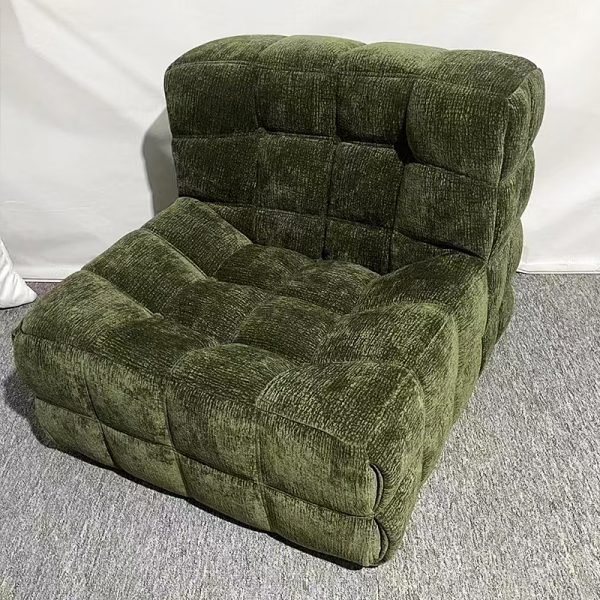fabric velvet compressed sofa chair