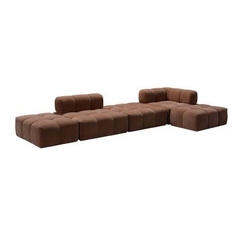 linen velvet vacuum package compressed sofa